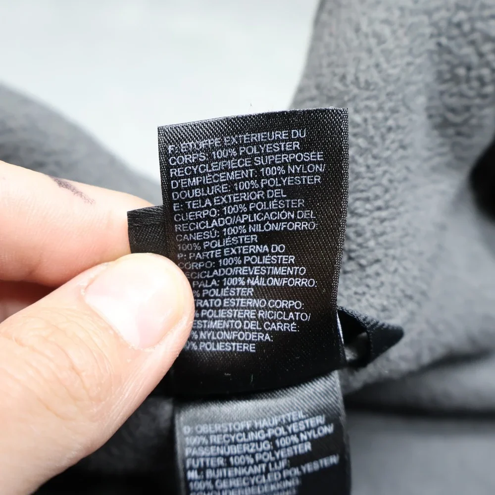 North Face Jacket Boys Large Black Denali Polartec Fleece Recycled Outdoor Fall‎
